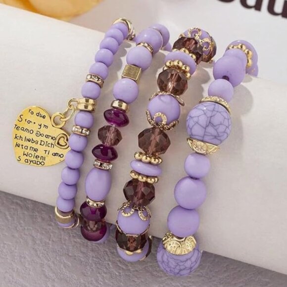 Jewelry - Bohemia Heart Charm Multi-Layer Beaded